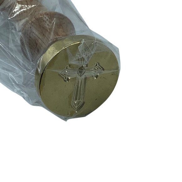 Yolakis Cross Wax Seal Stamp With Wooden Handle Easter - Picture 2 of 4